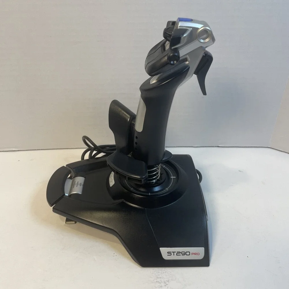 Saitek Joystick Black ST290 Pro Flight Stick Programmable USB Gaming Controller